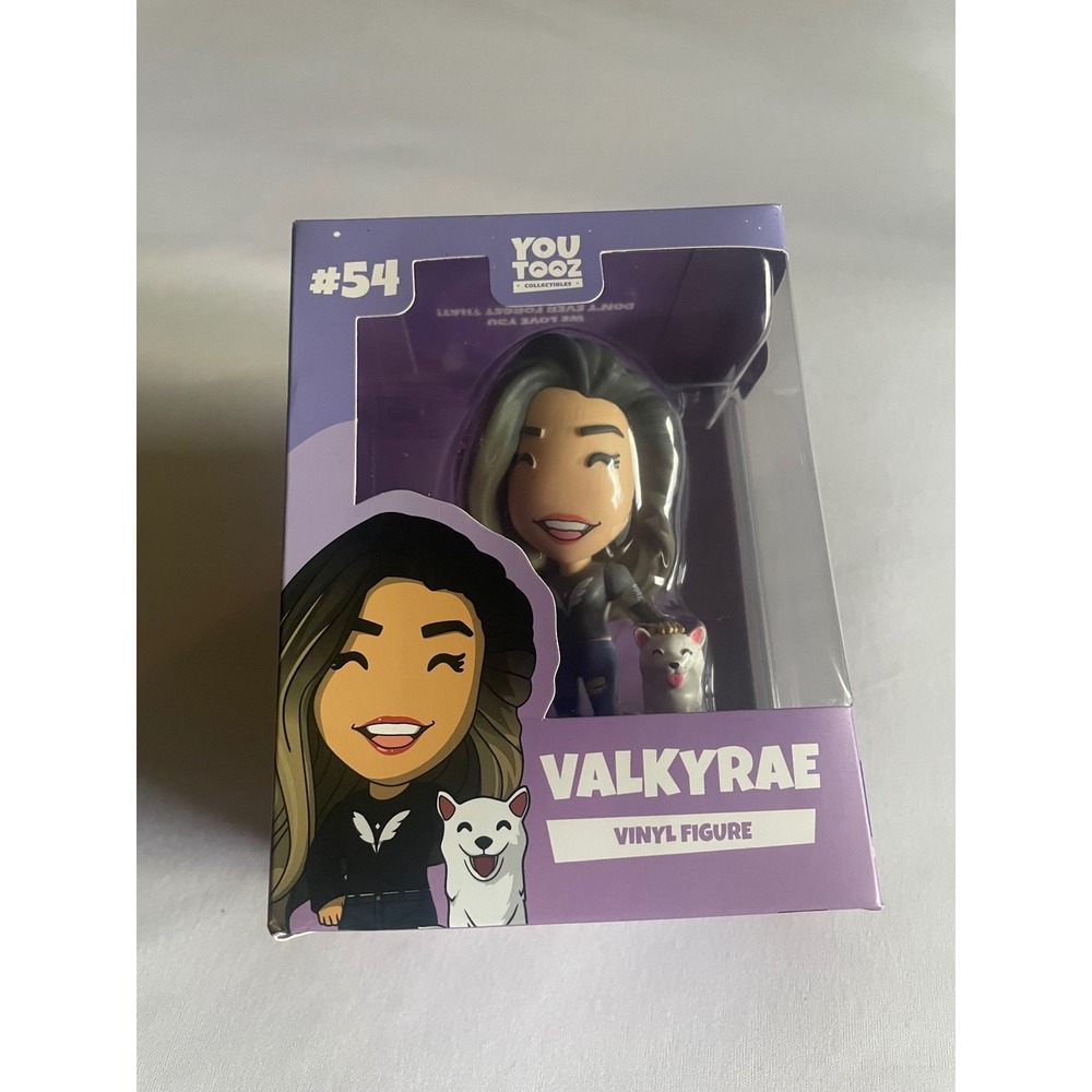 Youtooz Valkyrae Vinyl Figure #54 Limited Edition Collectible with Mika Dog